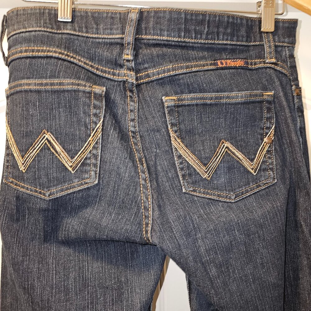 Women's Wrangler® Ultimate Riding Jean Q-Baby in Dark Dynasty Size 5/6 - 36